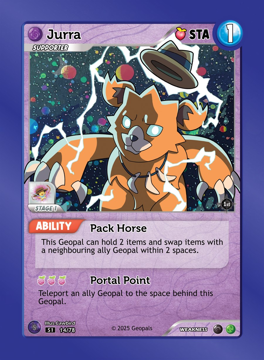 Jurra, a Stage 1 Geopal waiting to awaken