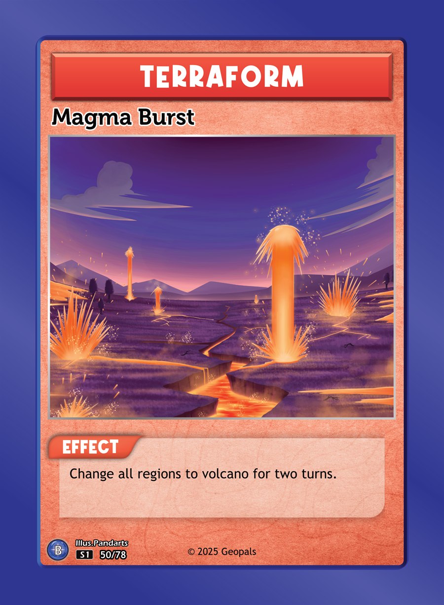 Magma Burst, a Terraform card