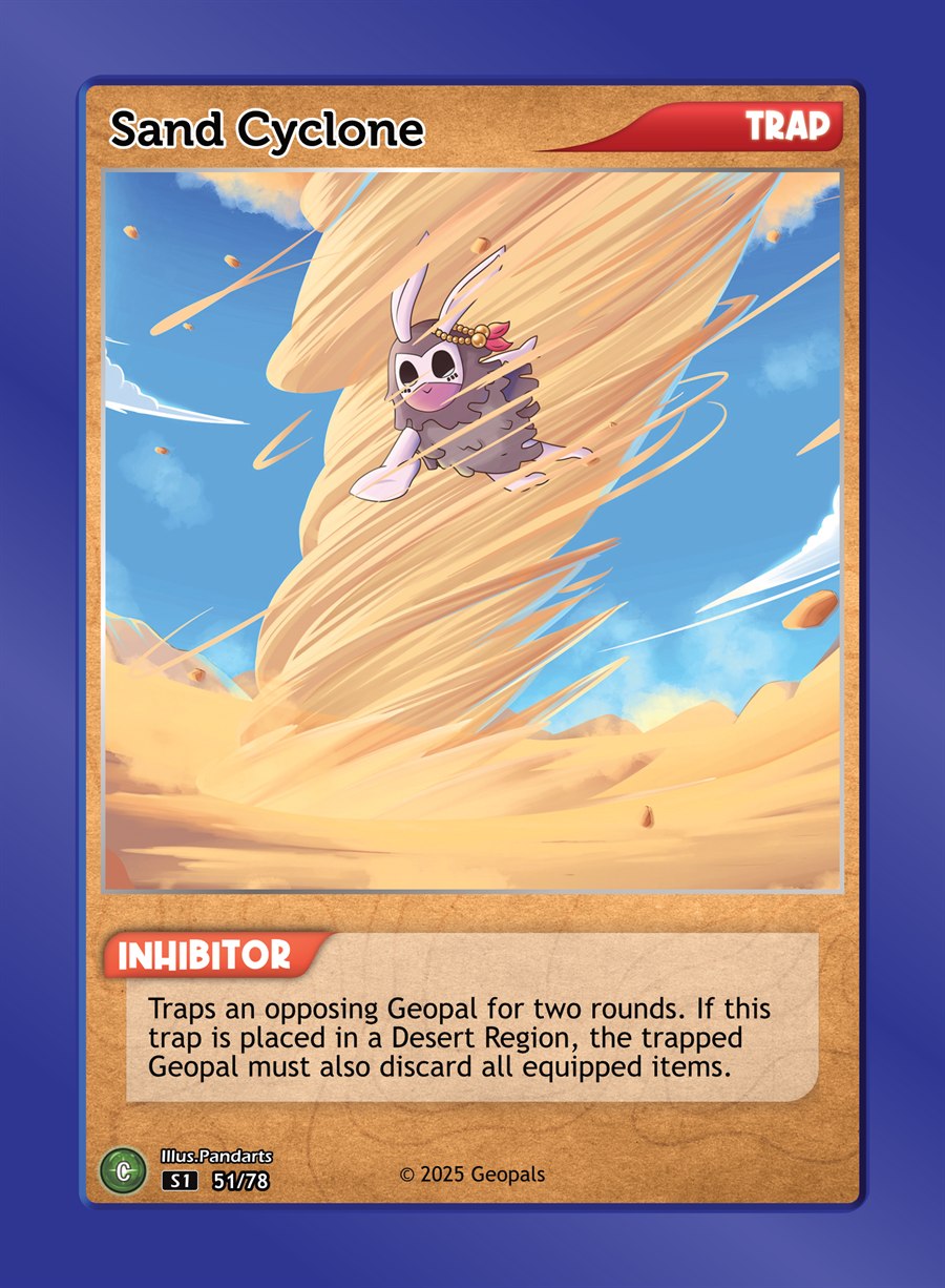 Sand Cyclone, a trap card