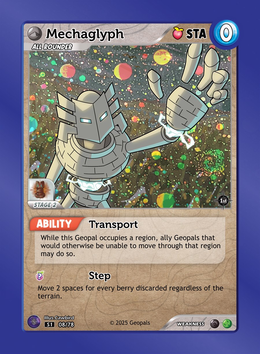 The Mechaglyph card