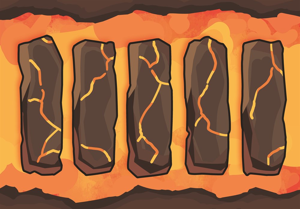 A Geopal moving three tiles along a Terrain card